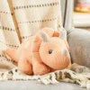 12.5" Orange Baby Dinosaur Knit Plush, for All Ages - Image 2
