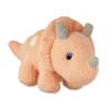 12.5" Orange Baby Dinosaur Knit Plush, for All Ages