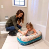 Inflatable Under The Sea Baby Bathtub, Collapsible Safe Baby Bath Tub - Image 3